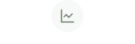 ine chart with stabilizing arrow icon